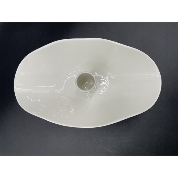 Appetizer Snack Bowl Olive Pick Modern Ceramic Uno Casa Serving Dish Forks Party - Picture 4 of 9